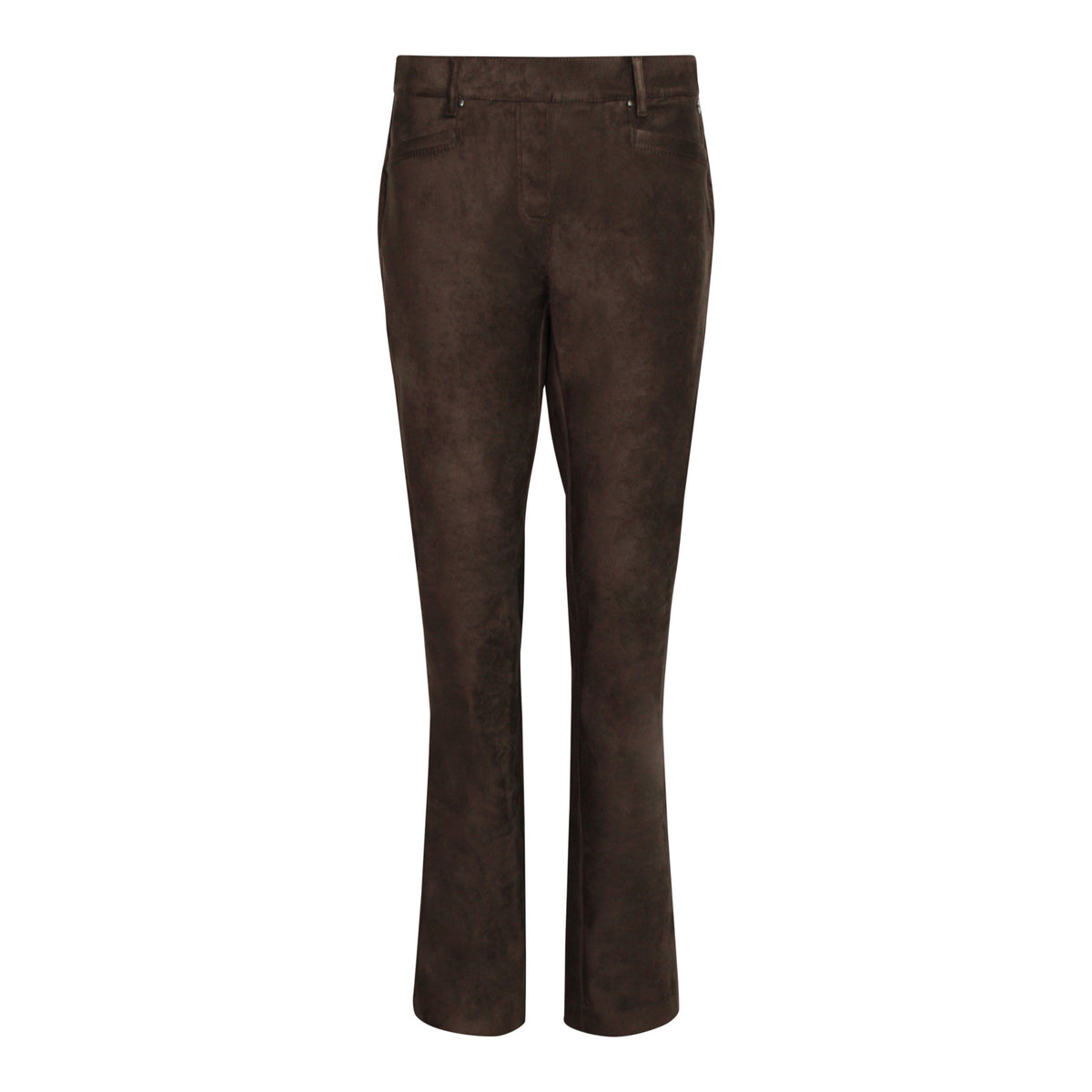 STRETCH PANTALON CHOCO SUEDINE UNI