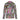 Sweater olijf roze bloem