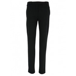 DORIS STRETCH PANTALON MET ELASTIEKE BAND ZWART