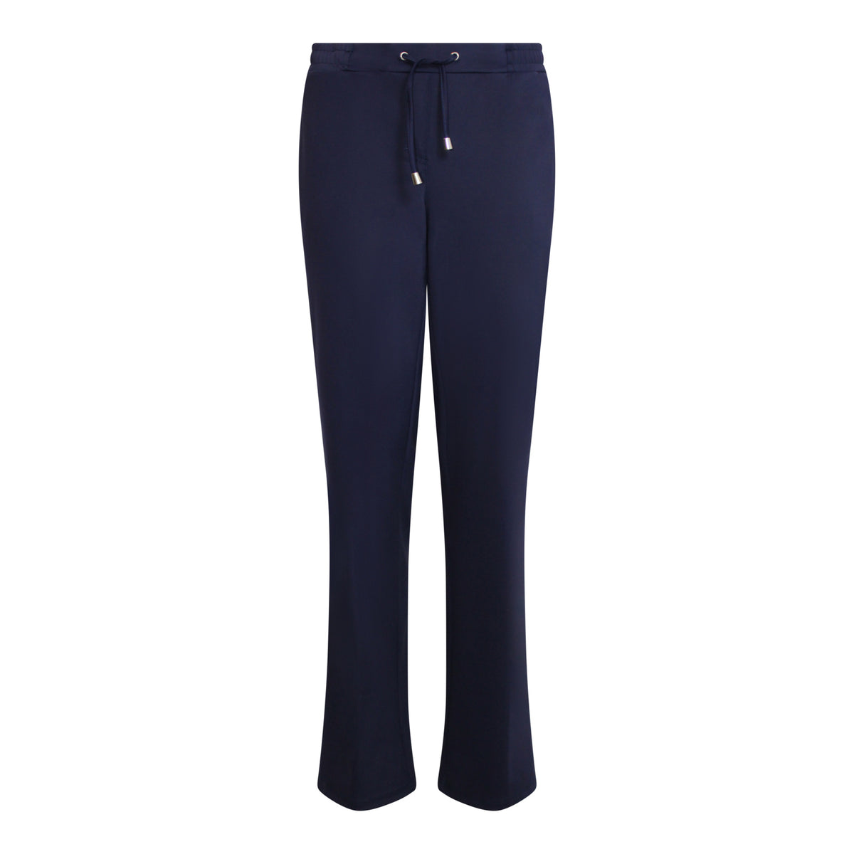 FLARED PANTALON MARINE MET KOORDJE STRETCH