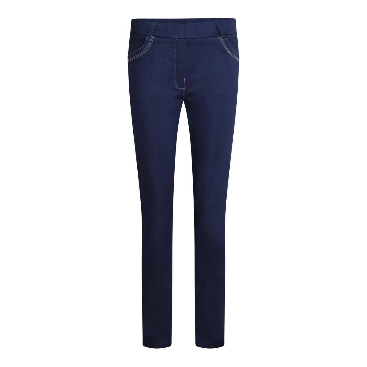 DORIS JEANS DONKER BLAUW MET ELASTIEKE TAILLEBAND