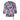 Blouson Fuchsia Blue Swirl Print