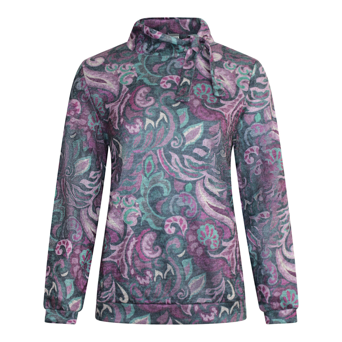 SWEATER PAISLEY CASSIS STRIK