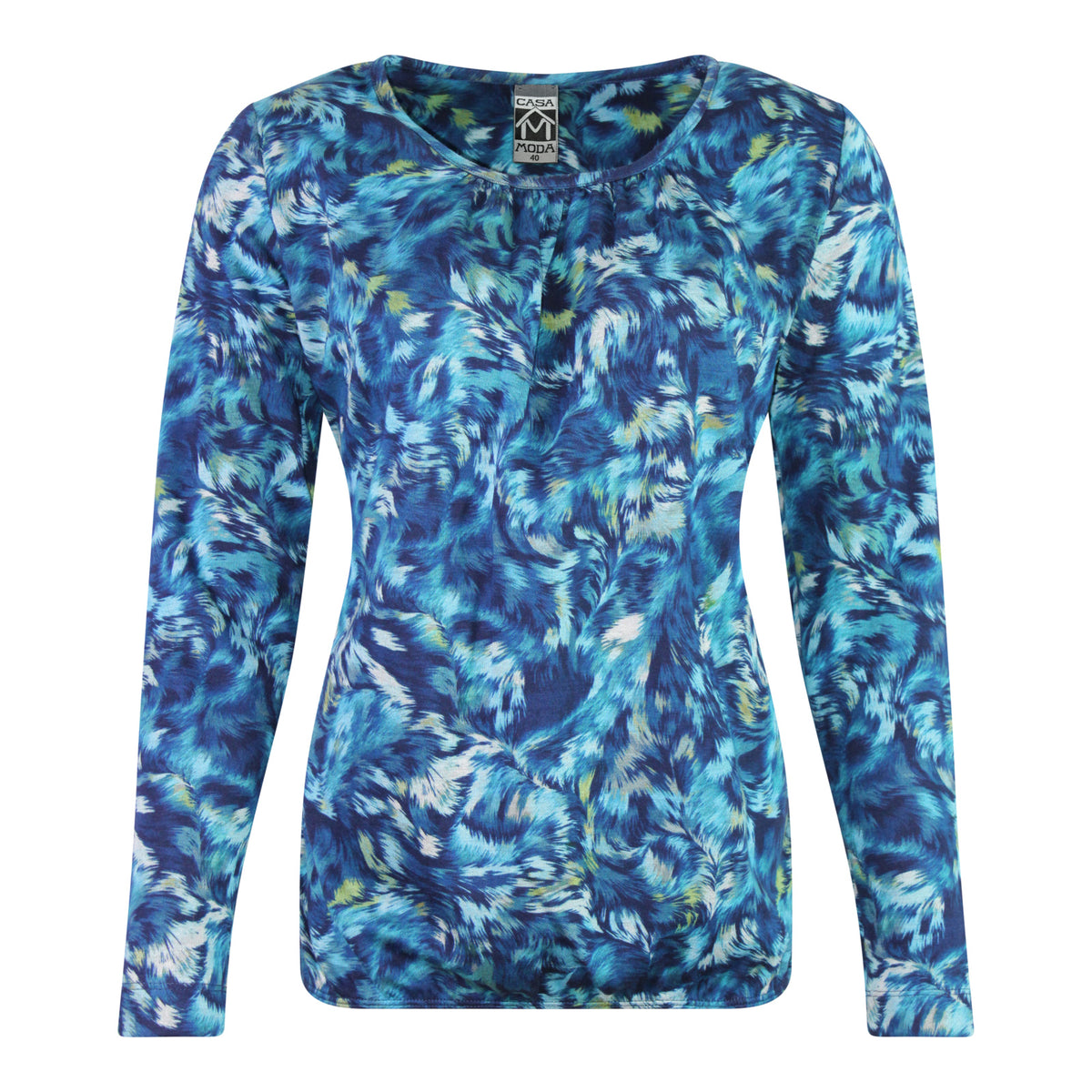 BLOUSON BLUE PETROL FANTASIE